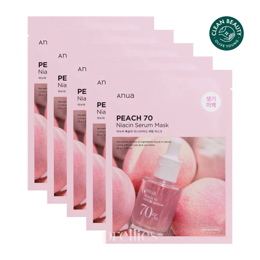 Anua Peach 70 Niacin Serum Mask Sheet 25g X 10ea main image 1