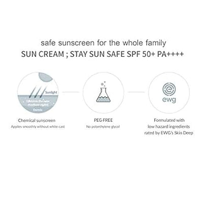 Huxley Sun Cream, Stay Sun Safe SPF50+ PA++ 35ml