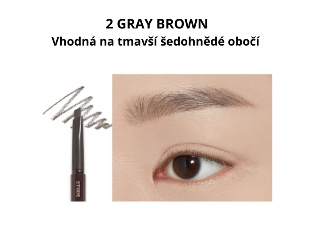 Etude Matte Formula Brow Auto Pencil -Grey Brown