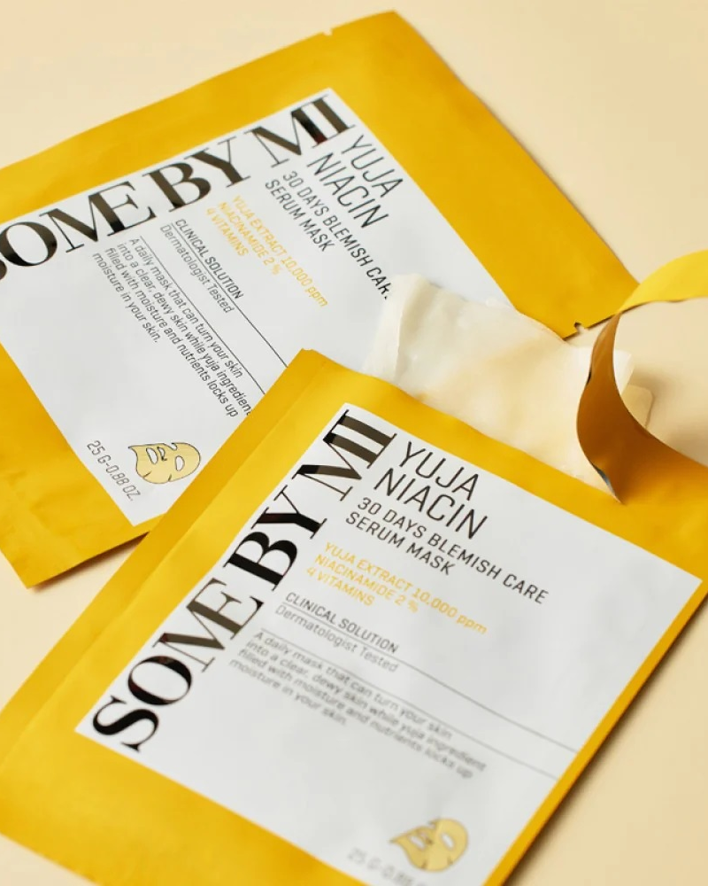 SOME BY MI - Yuja Niacin Blemish Care Serum Mask [Renewed - 25g]