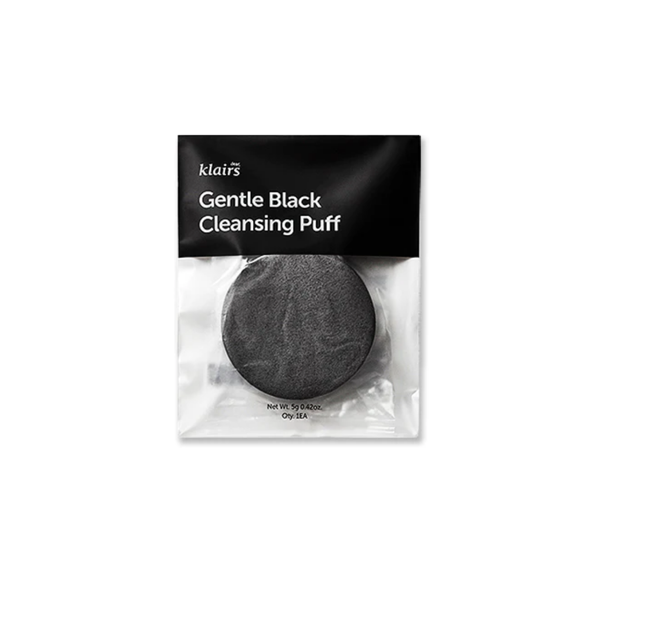 Dear, Klairs - Gentle Black Cleansing Puff - 1pc