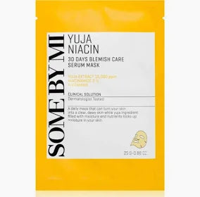 SOME BY MI - Yuja Niacin Blemish Care Serum Mask [Renewed - 25g]