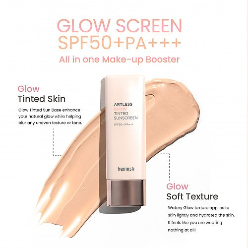 heimish - Artless Glow Tinted Sunscreen [40ml]