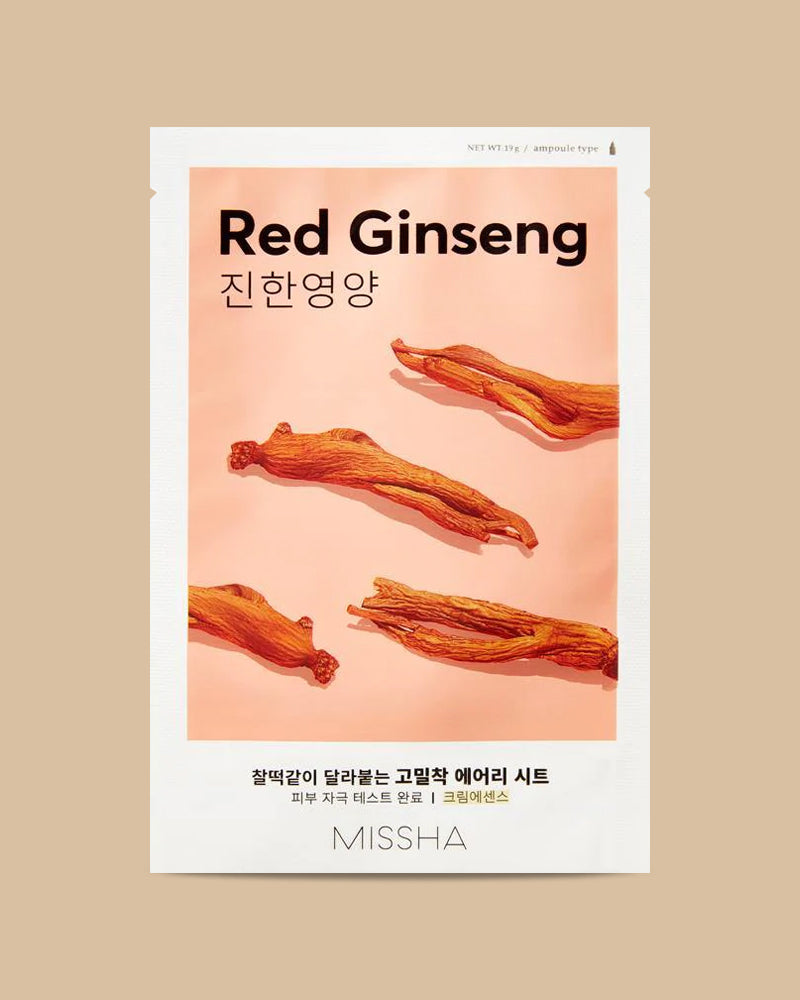 The face mask with the perfect adhesion to deliver product evenly across the skin. Red ginseng cream helps boost the skin����������������ï