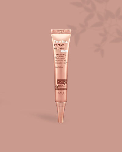 The Time Stop Peptide Eye Cream from The Plant Base is a rich cream that quickly absorbs, leaving skin nourished and hydrated without stickiness. This all-in-one cream is great for sensitive skin around the eyes but can also be used all over the face and on the neck for reducing the appearance of fine lines, wrinkles, and hyperpigmentation. Rose extract soothes and helps speed up cell turnover, honey extract deeply moisturizes, and peptides boost elasticity for bouncier, healthier skin.